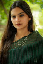 Pearl Layered Chain Necklace