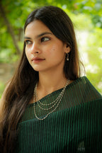 Pearl Layered Chain Necklace