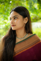 925 Oxidised Silver Neckpiece with studs