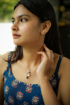 925 Silver Multicolour Stone Pendant