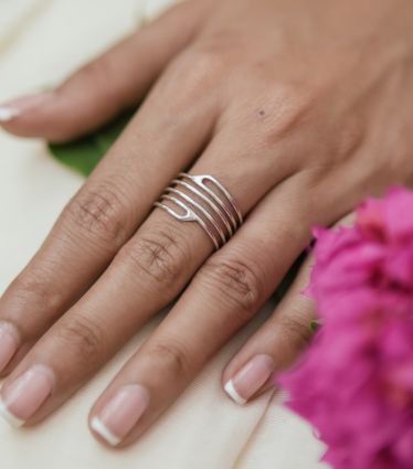 92.5 Silver Spiral silver ring