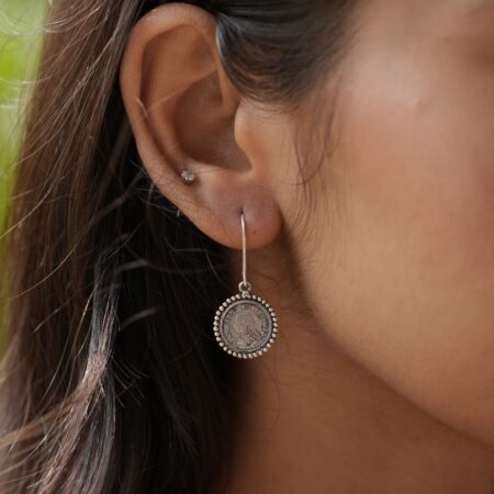 Silver Ginni hook danglers