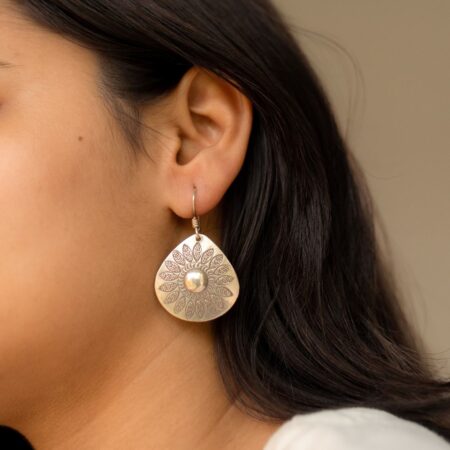 Silver Tribal Danglers