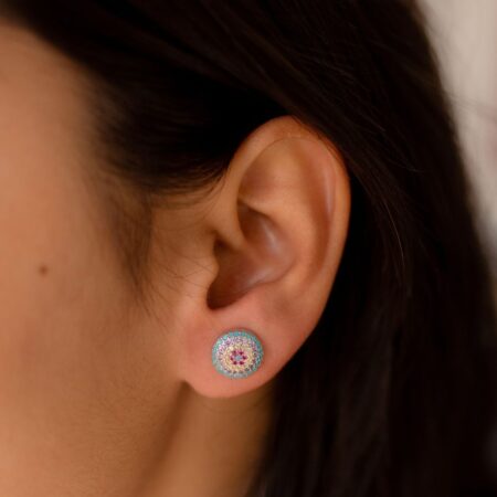 92.5 Sterling Silver Zirconia Studs