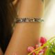 925 Silver Flat Intricate work bangle