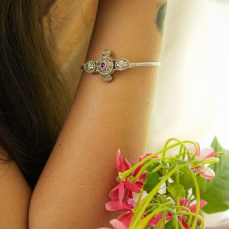 925 Silver Simple Kada Style Bangle