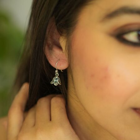 925 Silver lightweight Jhumki earrings with fish hooks