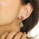 Silver Classic Paisley top Jhumki