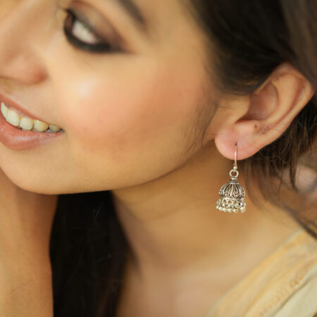 925 Silver Fish hook Jhumki